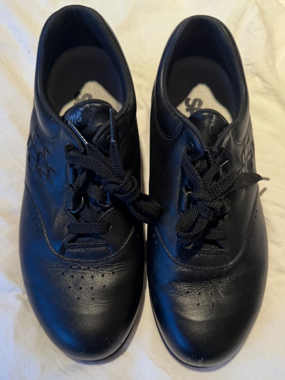 Black SAS FREETIME SNEAKERS, Size 7WW